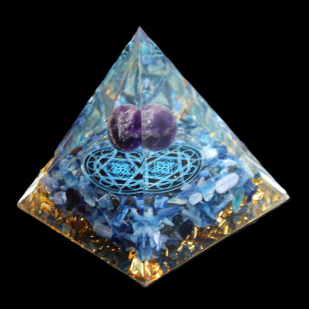 Orgone pyramid 63g in sunlight - Rocks and Things Store