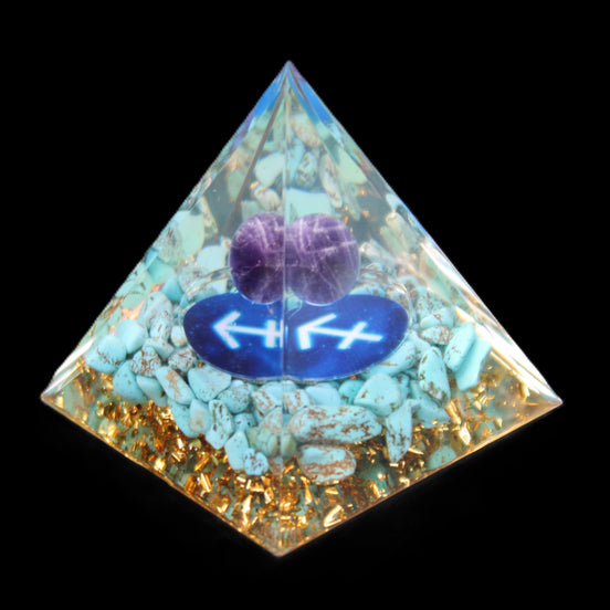 Orgone pyramid 63g in sunlight - Rocks and Things Store