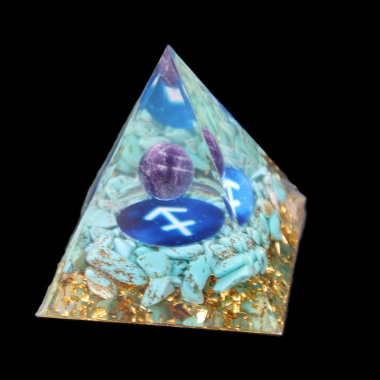 Orgone pyramid 63g in sunlight - Rocks and Things Store