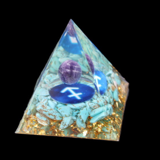 Orgone pyramid 63g in sunlight - Rocks and Things Store