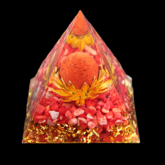 Orgone pyramid 63g in sunlight - Rocks and Things Store