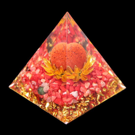 Orgone pyramid 63g in sunlight - Rocks and Things Store