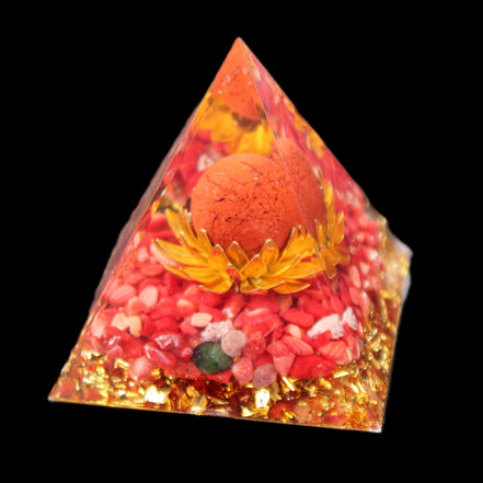 Orgone pyramid 63g in sunlight - Rocks and Things Store