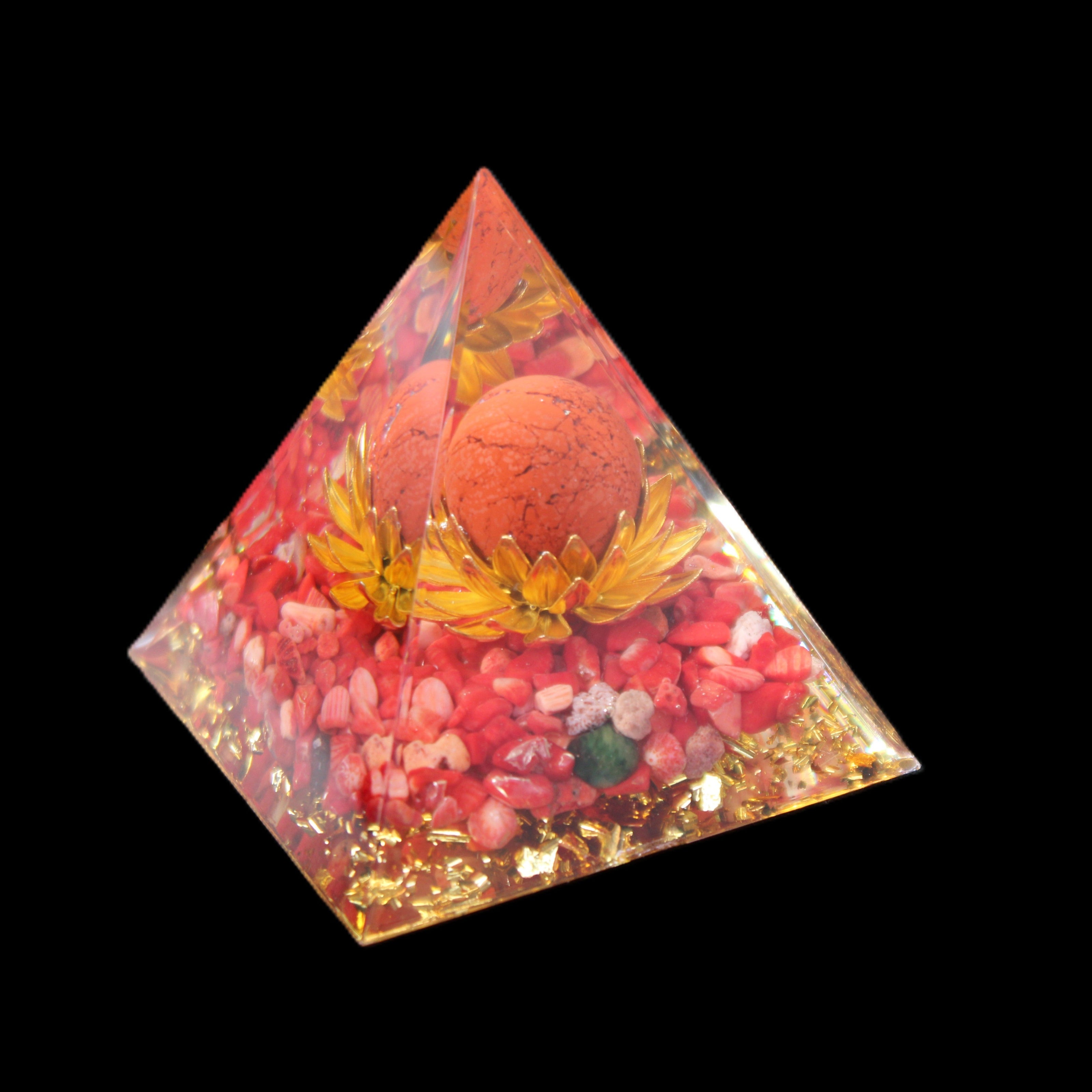 Orgone pyramid 63g in sunlight - Rocks and Things Store