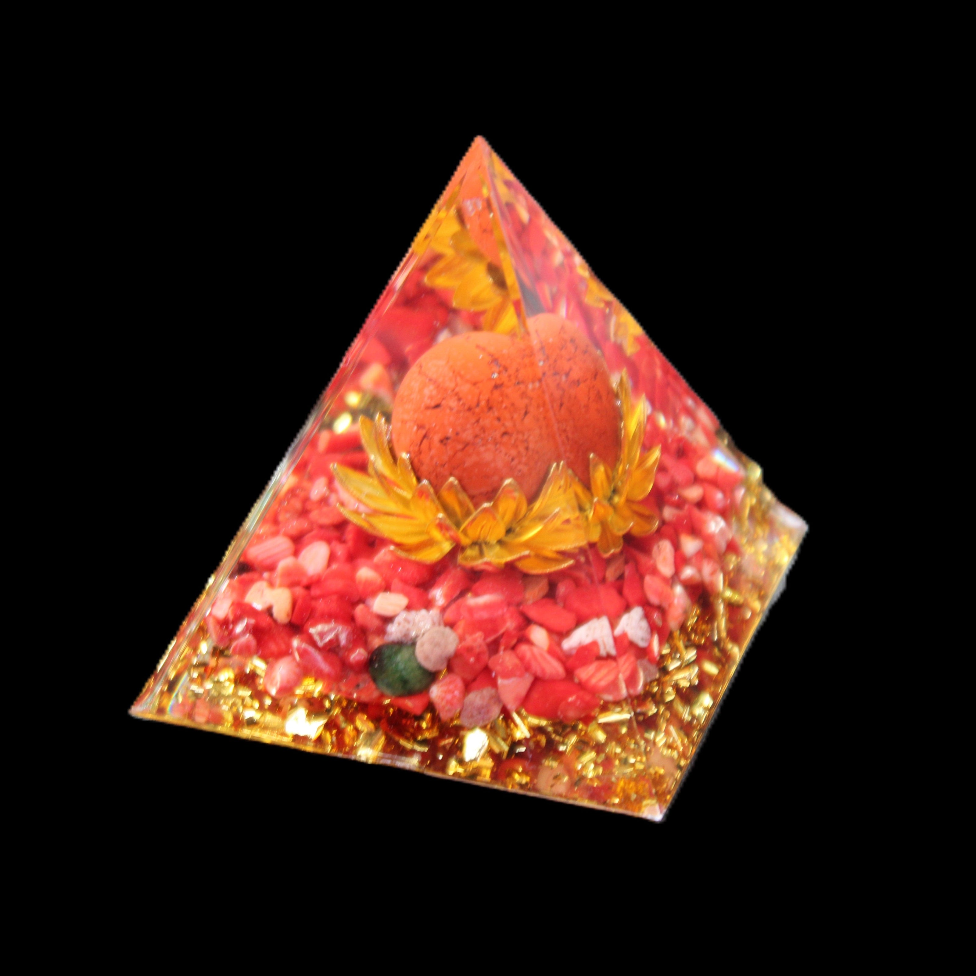 Orgone pyramid 63g in sunlight - Rocks and Things Store