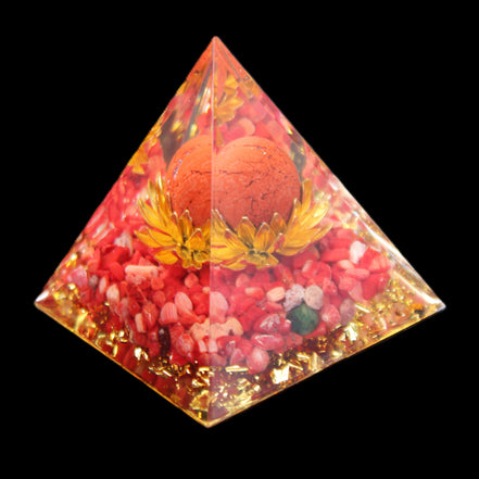 Orgone pyramid 63g in sunlight - Rocks and Things Store