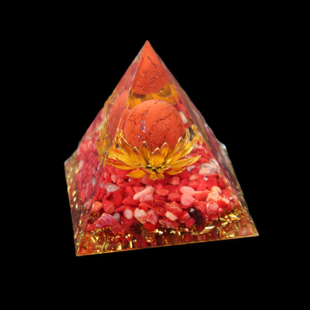 Orgone pyramid 63g in sunlight - Rocks and Things Store