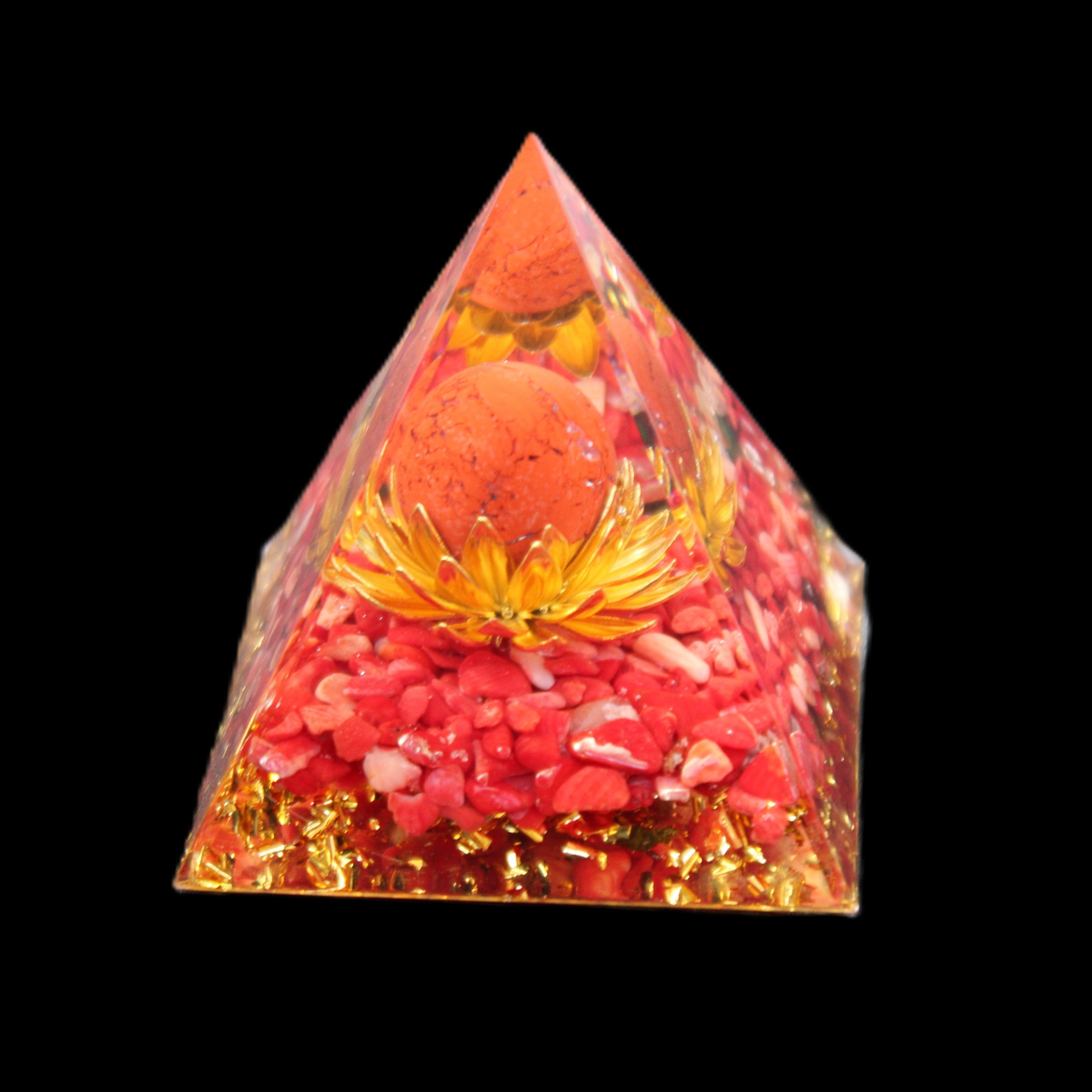 Orgone pyramid 63g in sunlight - Rocks and Things Store
