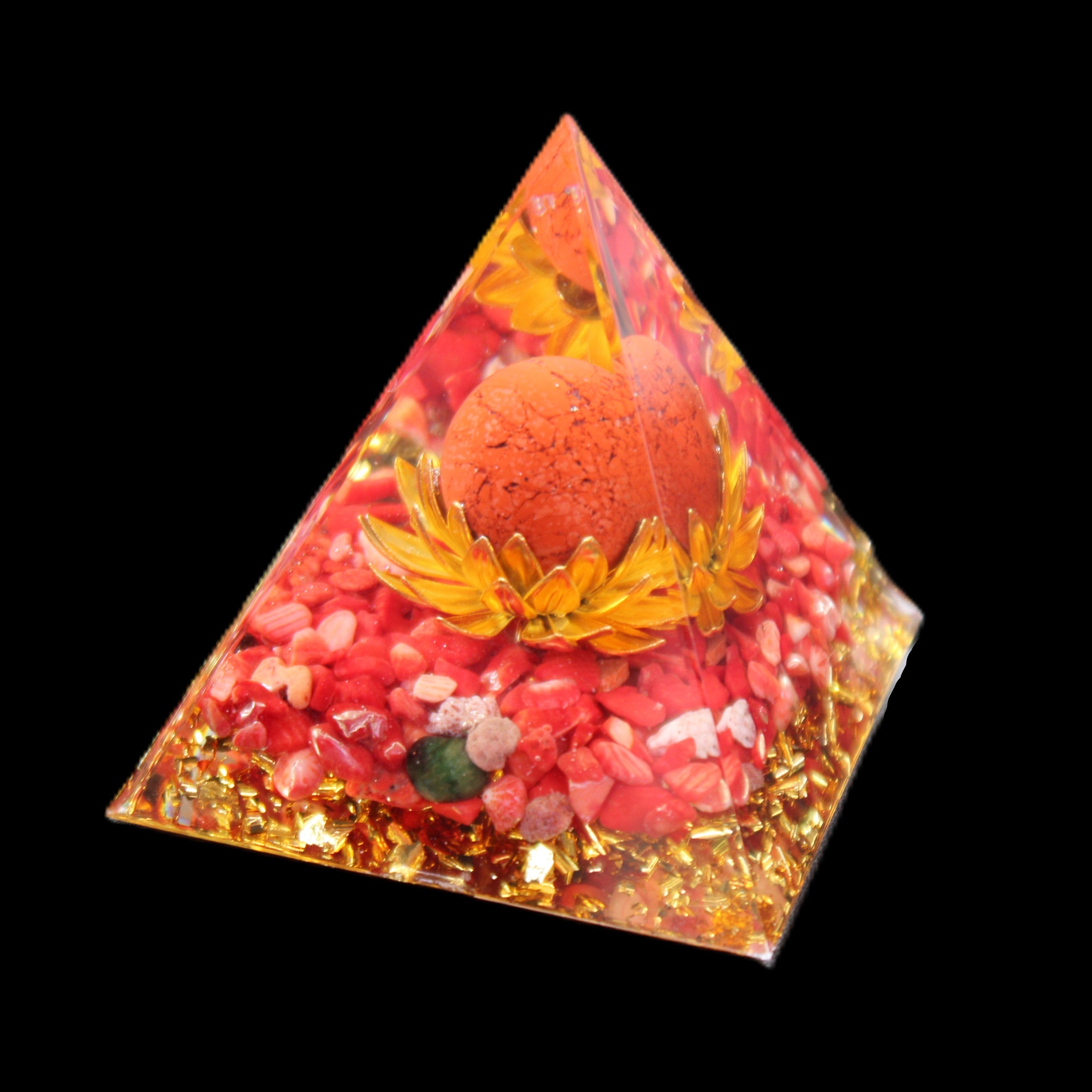 Orgone pyramid 63g in sunlight - Rocks and Things Store