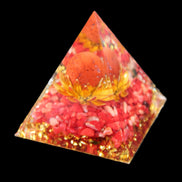 Orgone pyramid 63g in sunlight - Rocks and Things Store