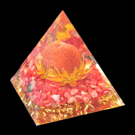 Orgone pyramid 63g in sunlight - Rocks and Things Store