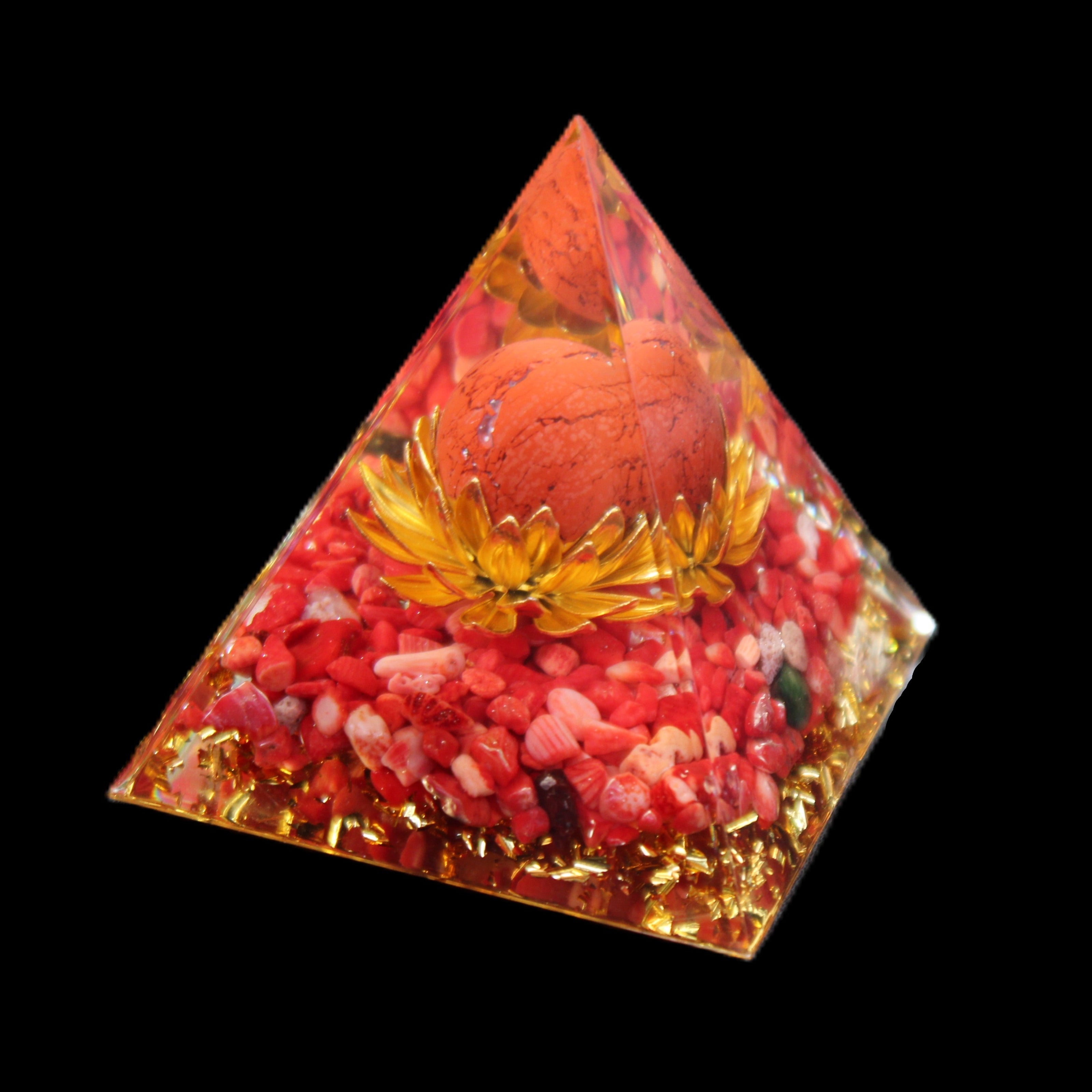Orgone pyramid 63g in sunlight - Rocks and Things Store