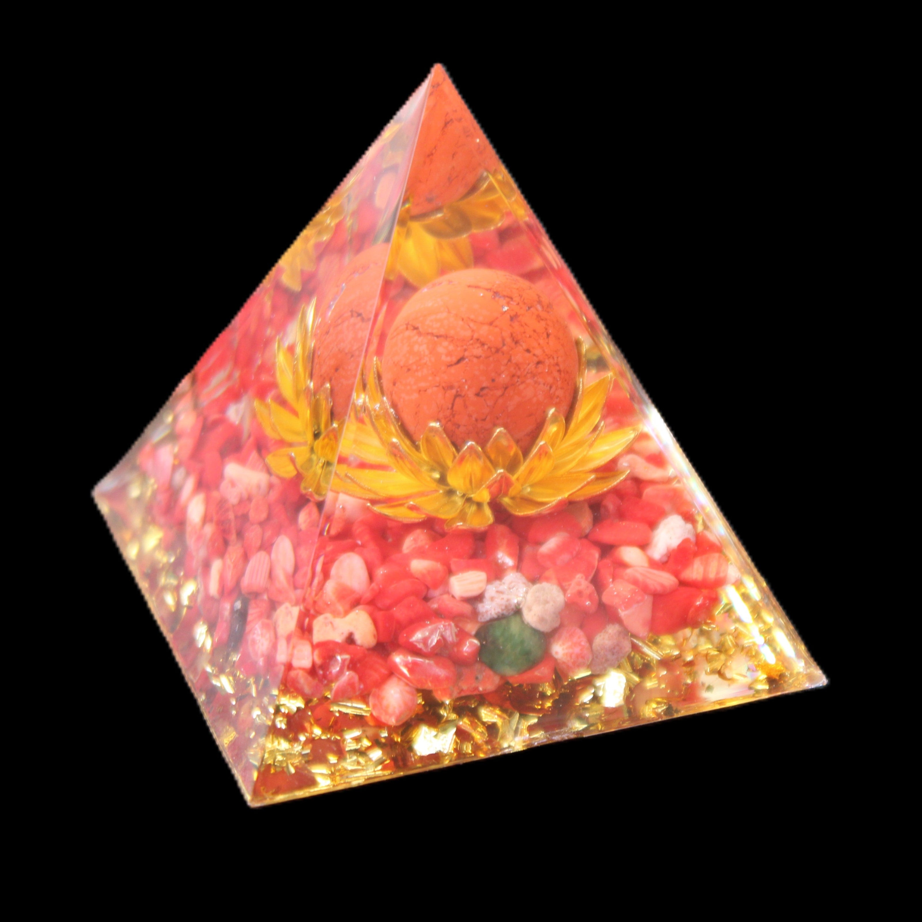 Orgone pyramid 63g in sunlight - Rocks and Things Store