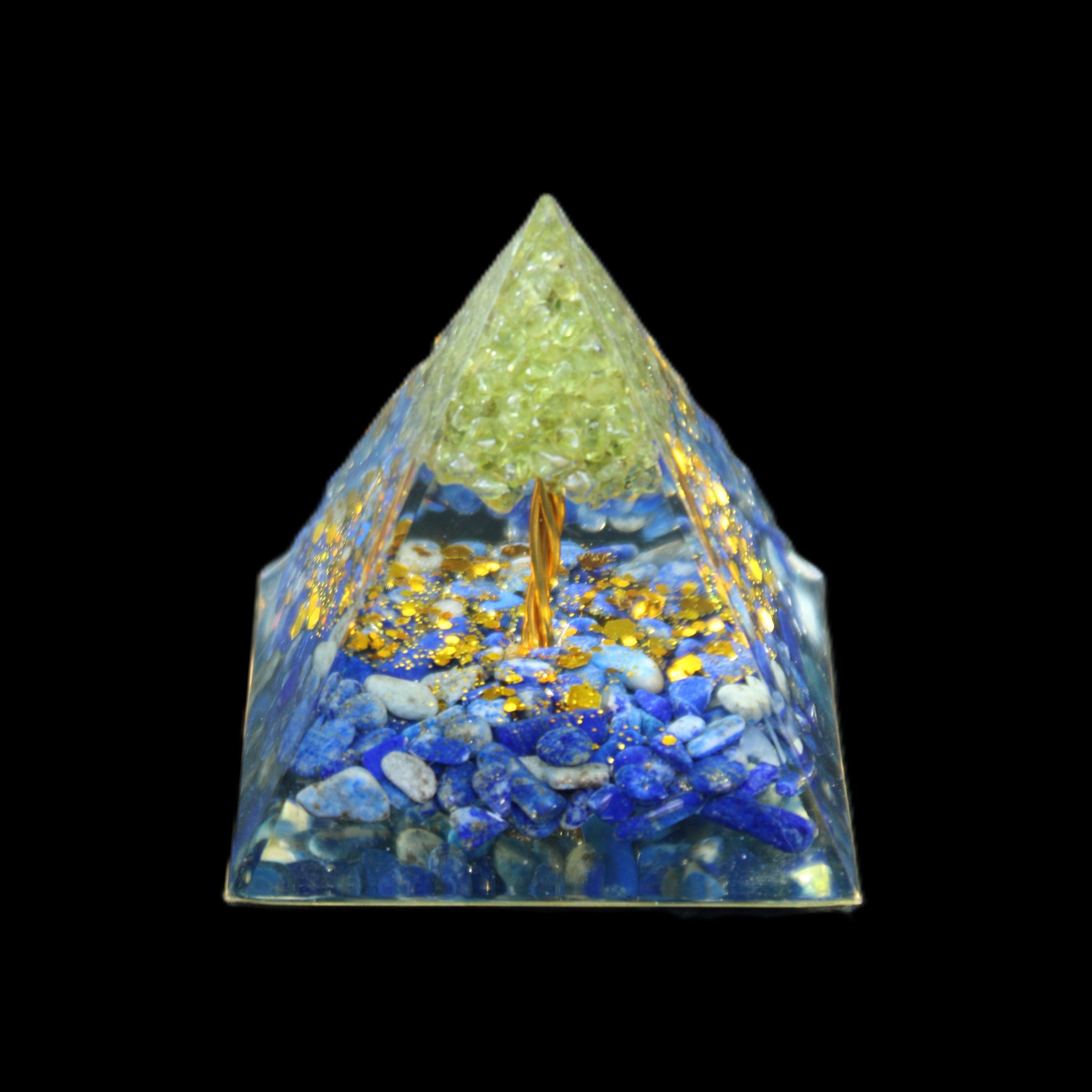 Orgone pyramid 63g in sunlight - Rocks and Things Store