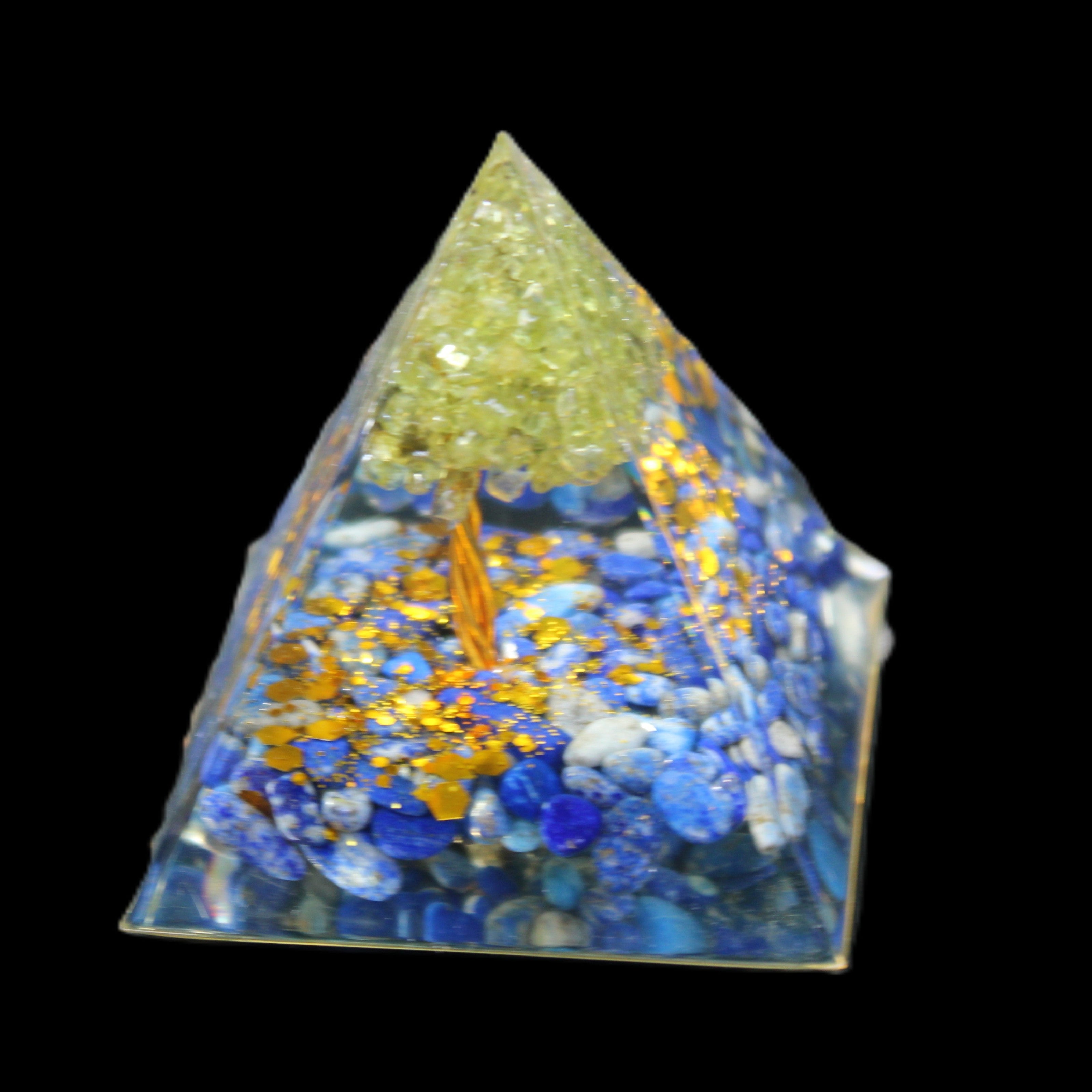 Orgone pyramid 63g in sunlight - Rocks and Things Store