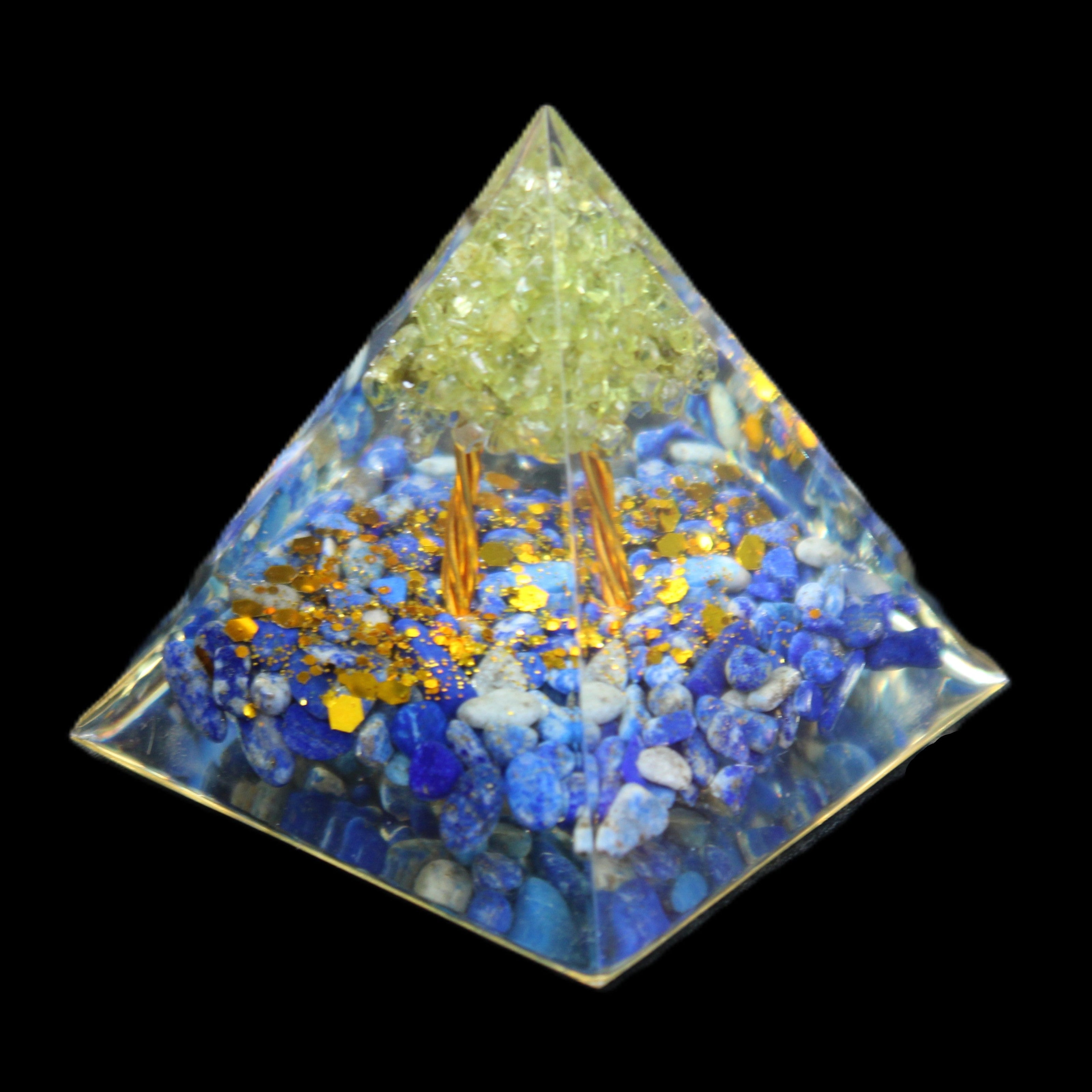 Orgone pyramid 63g in sunlight - Rocks and Things Store