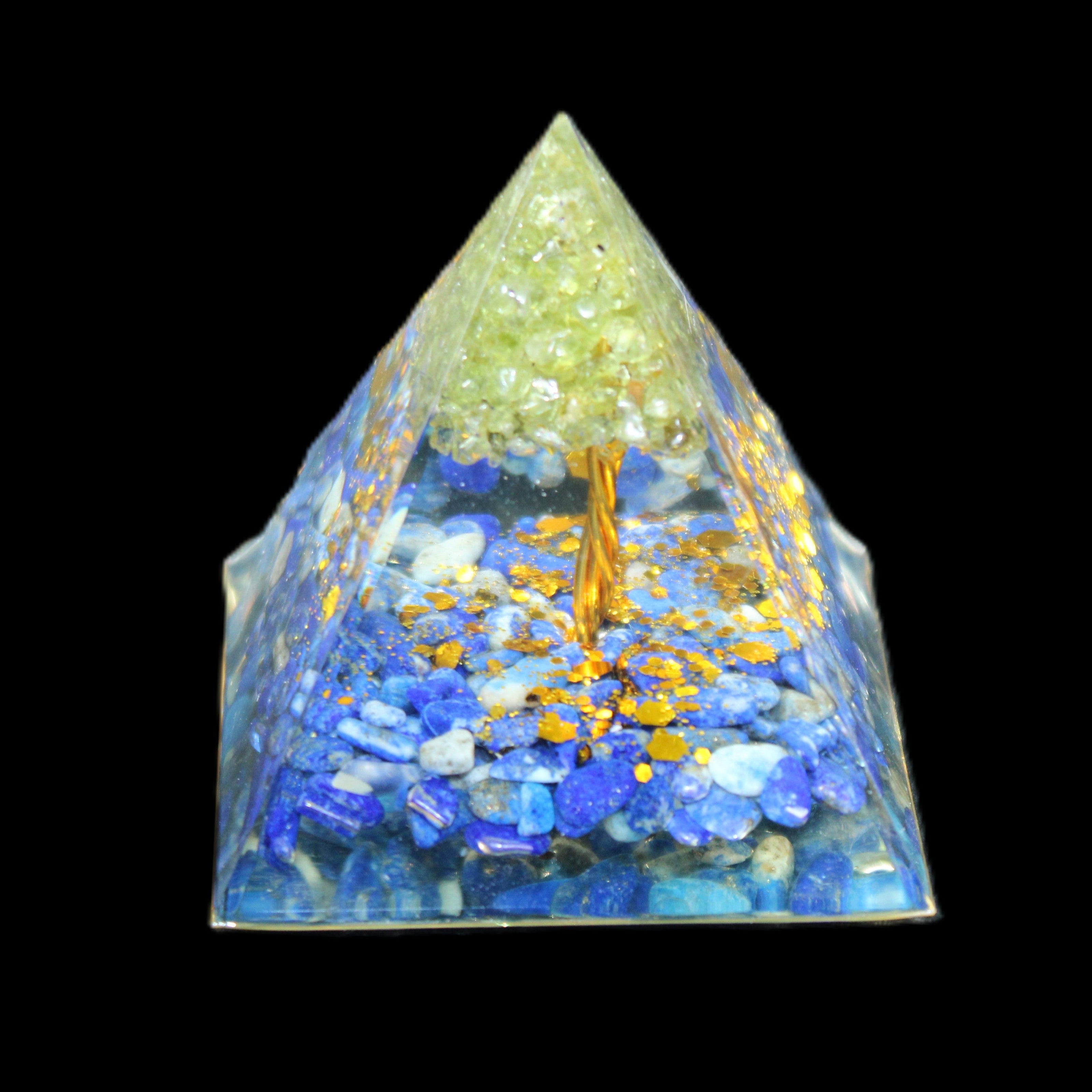Orgone pyramid 63g in sunlight - Rocks and Things Store