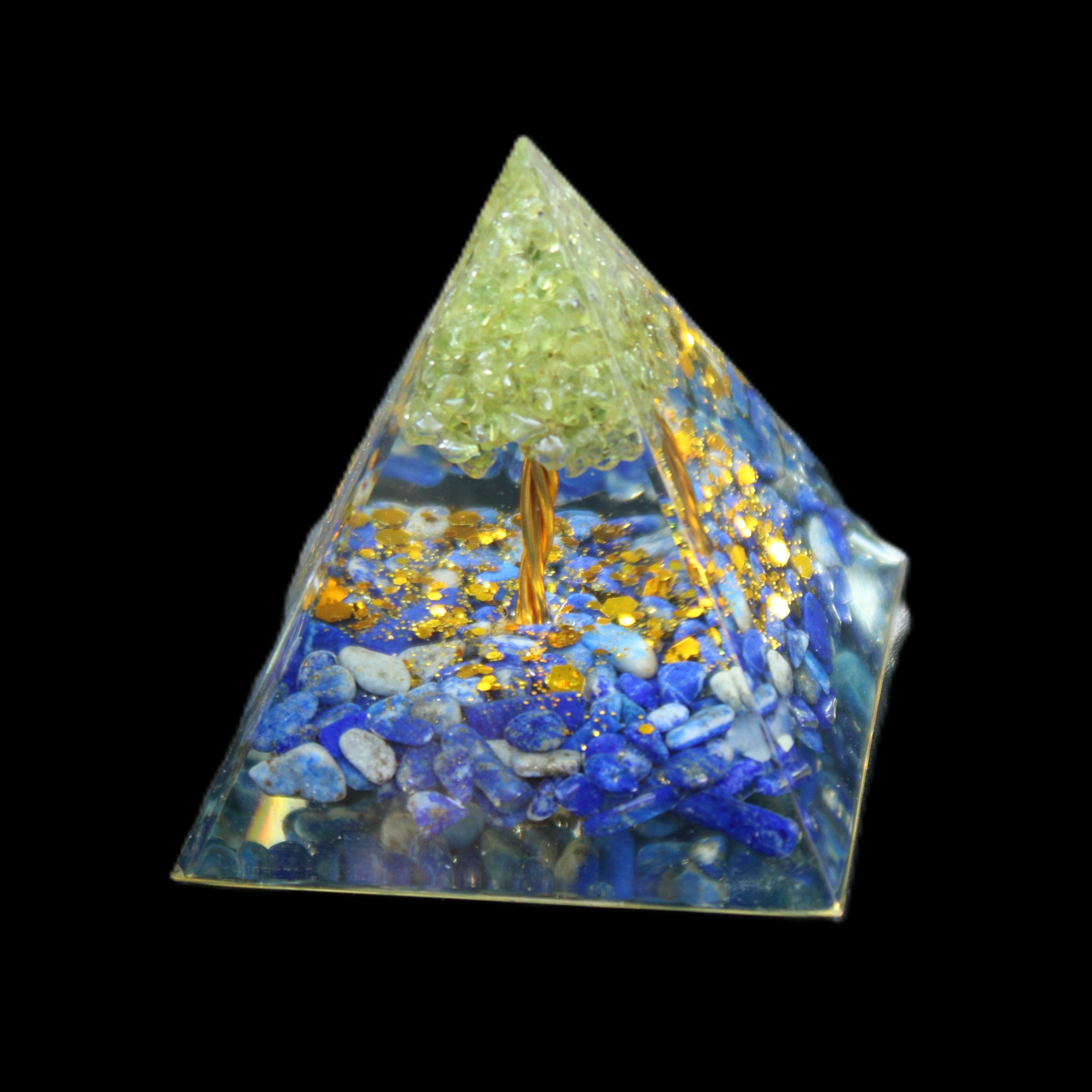 Orgone pyramid 63g in sunlight - Rocks and Things Store