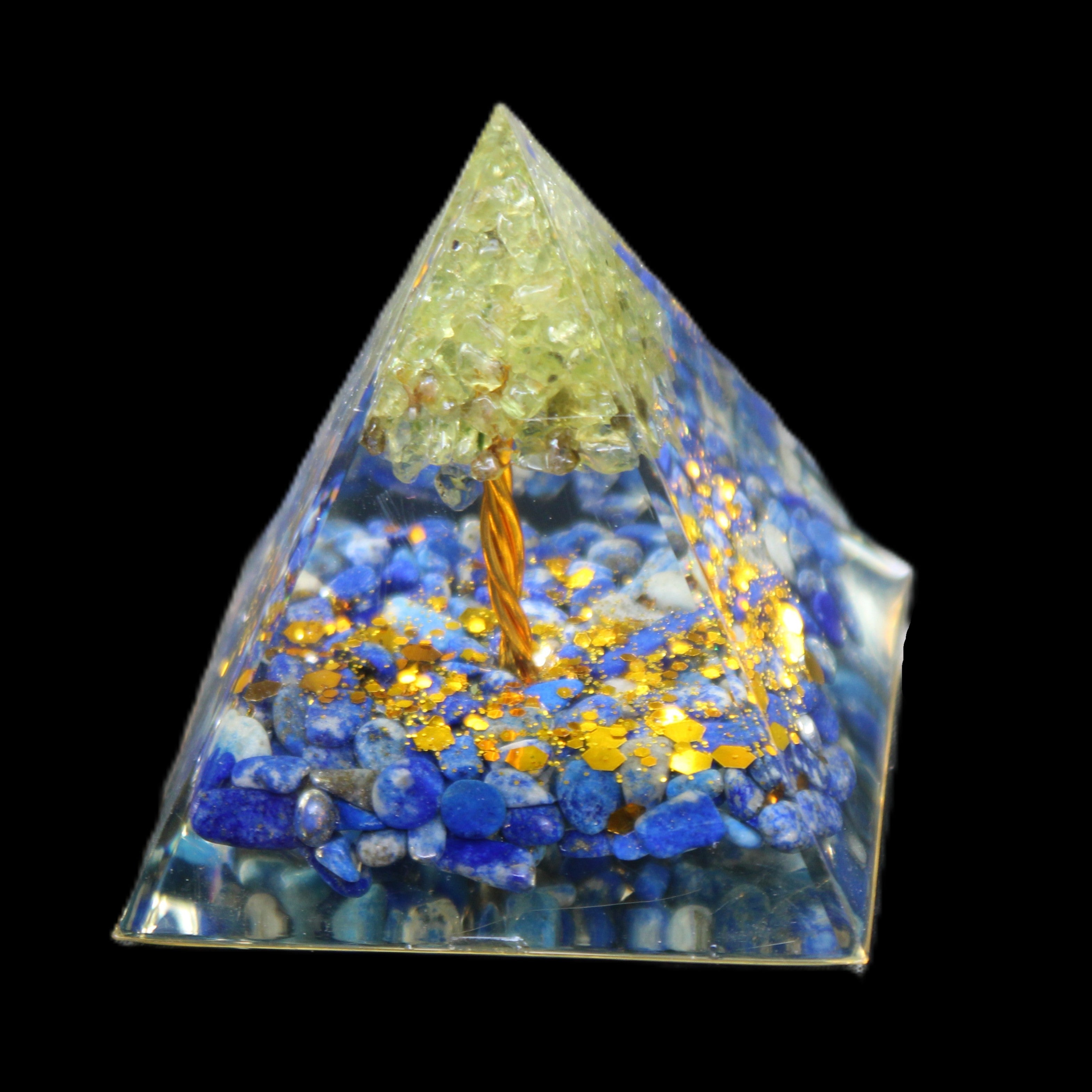 Orgone pyramid 63g in sunlight - Rocks and Things Store