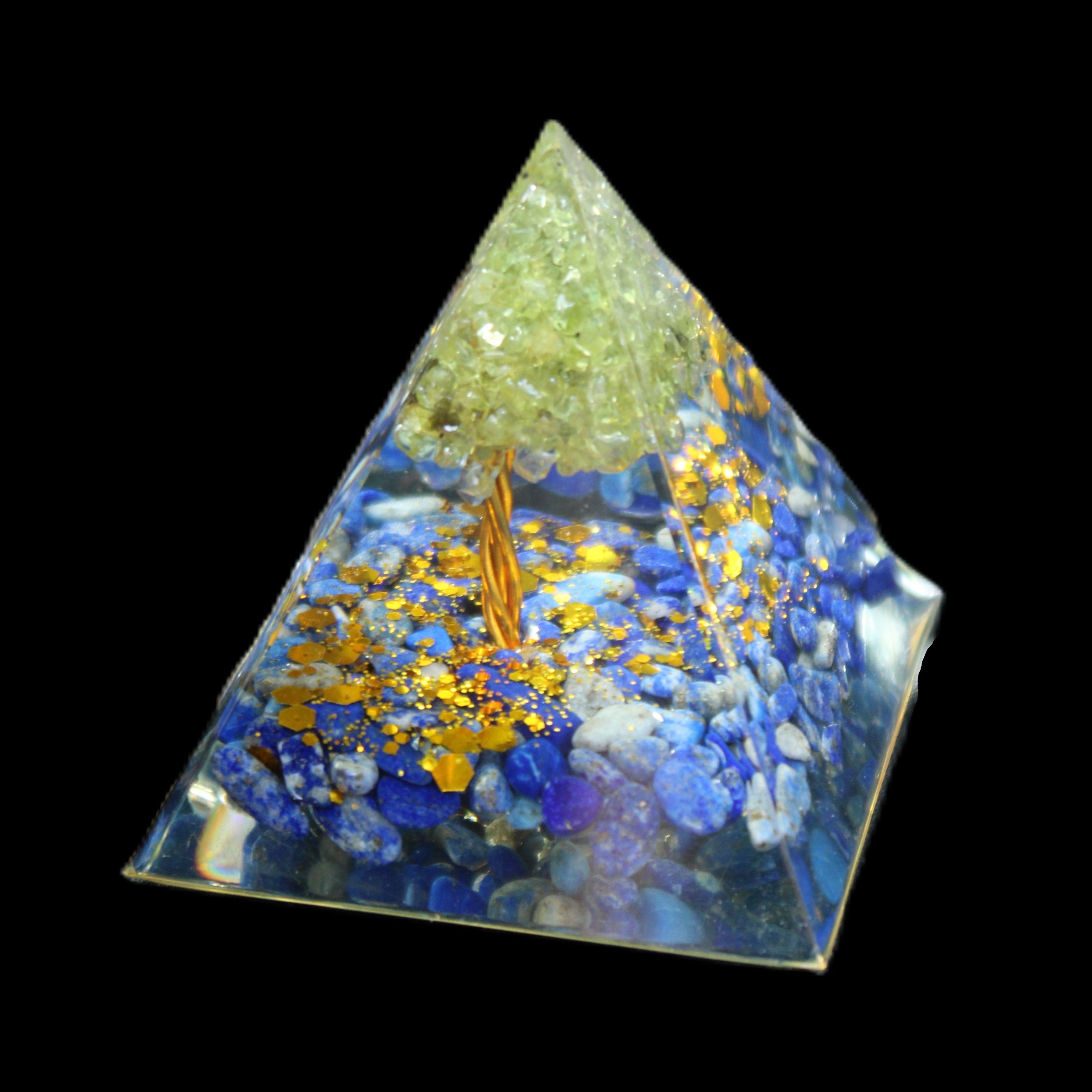 Orgone pyramid 63g in sunlight - Rocks and Things Store