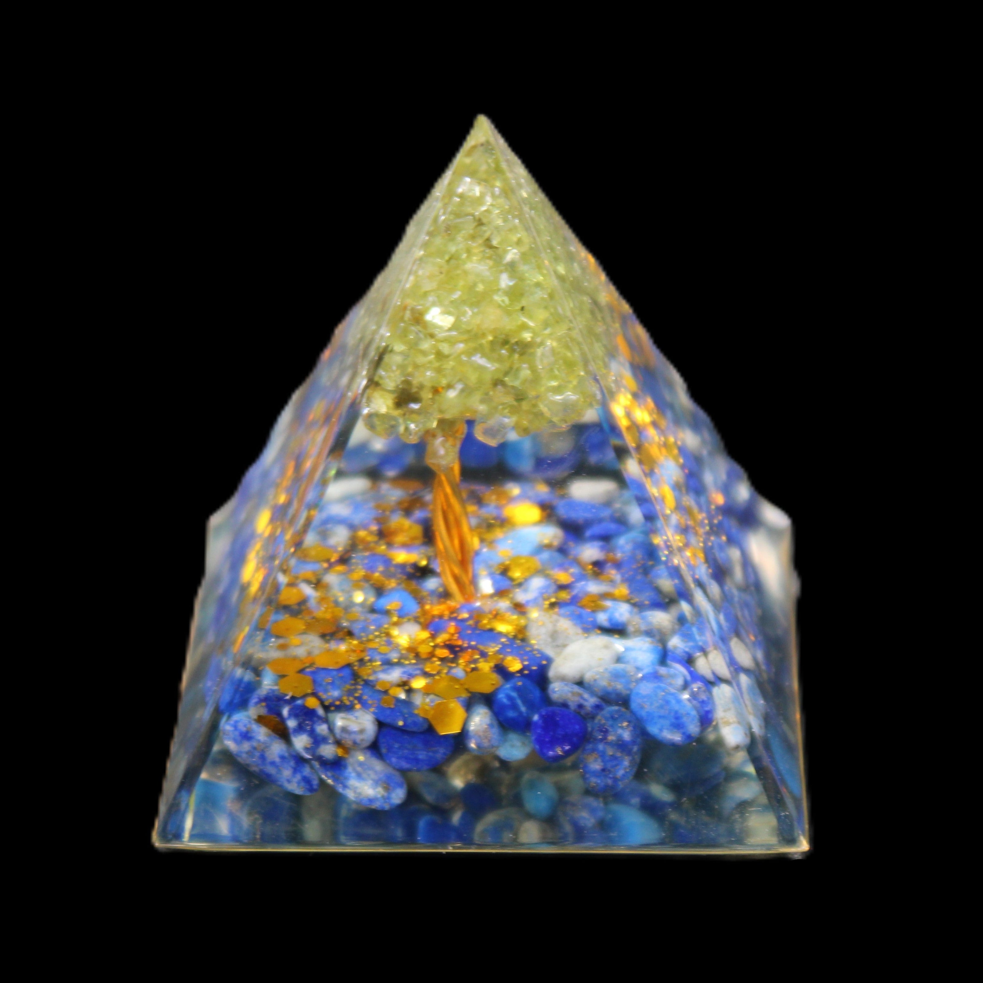 Orgone pyramid 63g in sunlight - Rocks and Things Store