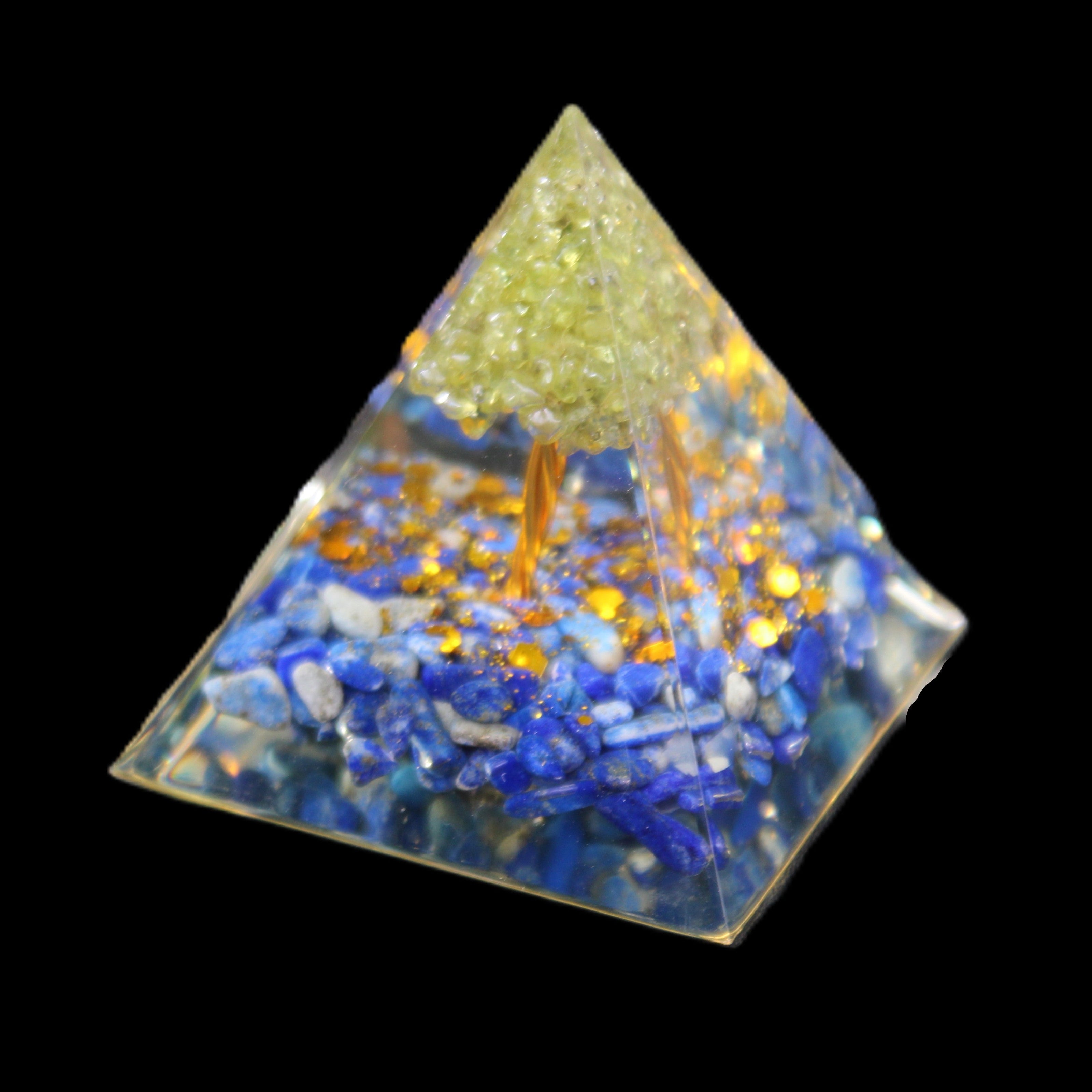 Orgone pyramid 63g in sunlight - Rocks and Things Store