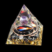 Orgone pyramid 49*49*50mm in sunlight - Rocks and Things Store