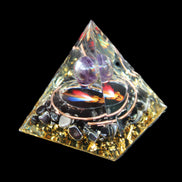 Orgone pyramid 49*49*50mm in sunlight - Rocks and Things Store