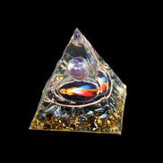 Orgone pyramid 49*49*50mm in sunlight - Rocks and Things Store