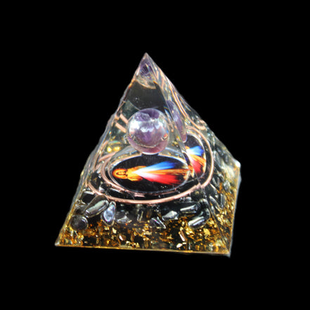 Orgone pyramid 49*49*50mm in sunlight - Rocks and Things Store