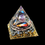 Orgone pyramid 49*49*50mm in sunlight - Rocks and Things Store
