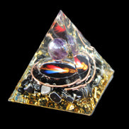 Orgone pyramid 49*49*50mm in sunlight - Rocks and Things Store