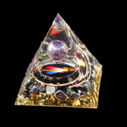 Orgone pyramid 49*49*50mm in sunlight - Rocks and Things Store