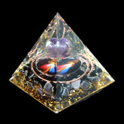 Orgone pyramid 49*49*50mm in sunlight - Rocks and Things Store
