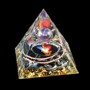 Orgone pyramid 49*49*50mm in sunlight - Rocks and Things Store