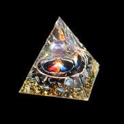 Orgone pyramid 49*49*50mm in sunlight - Rocks and Things Store