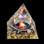 Orgone pyramid 49*49*50mm in sunlight - Rocks and Things Store