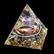 Orgone pyramid 49*49*50mm in sunlight - Rocks and Things Store
