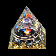 Orgone pyramid 49*49*50mm in sunlight - Rocks and Things Store