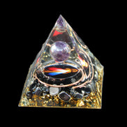 Orgone pyramid 49*49*50mm in sunlight - Rocks and Things Store