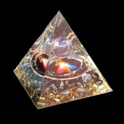 Orgone pyramid 49*49*50mm in sunlight - Rocks and Things Store
