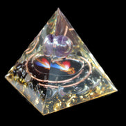 Orgone pyramid 49*49*50mm in sunlight - Rocks and Things Store