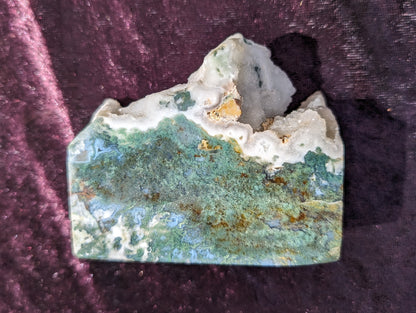 Moss Agate mountain range 85mm 388g Rocks and Things