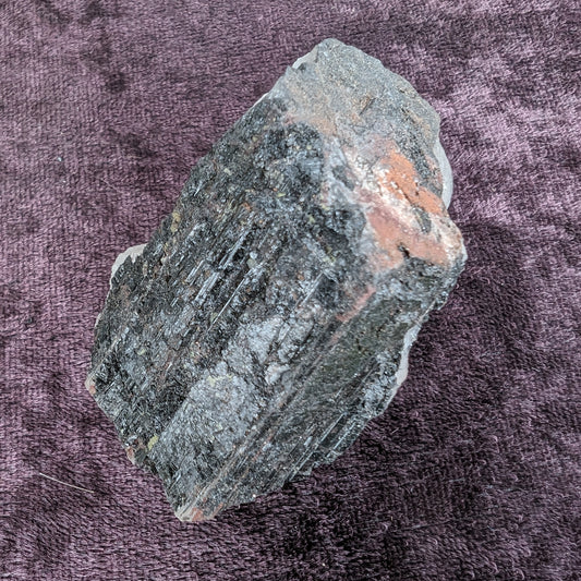 Black Tourmaline in Quartz crystal 106g