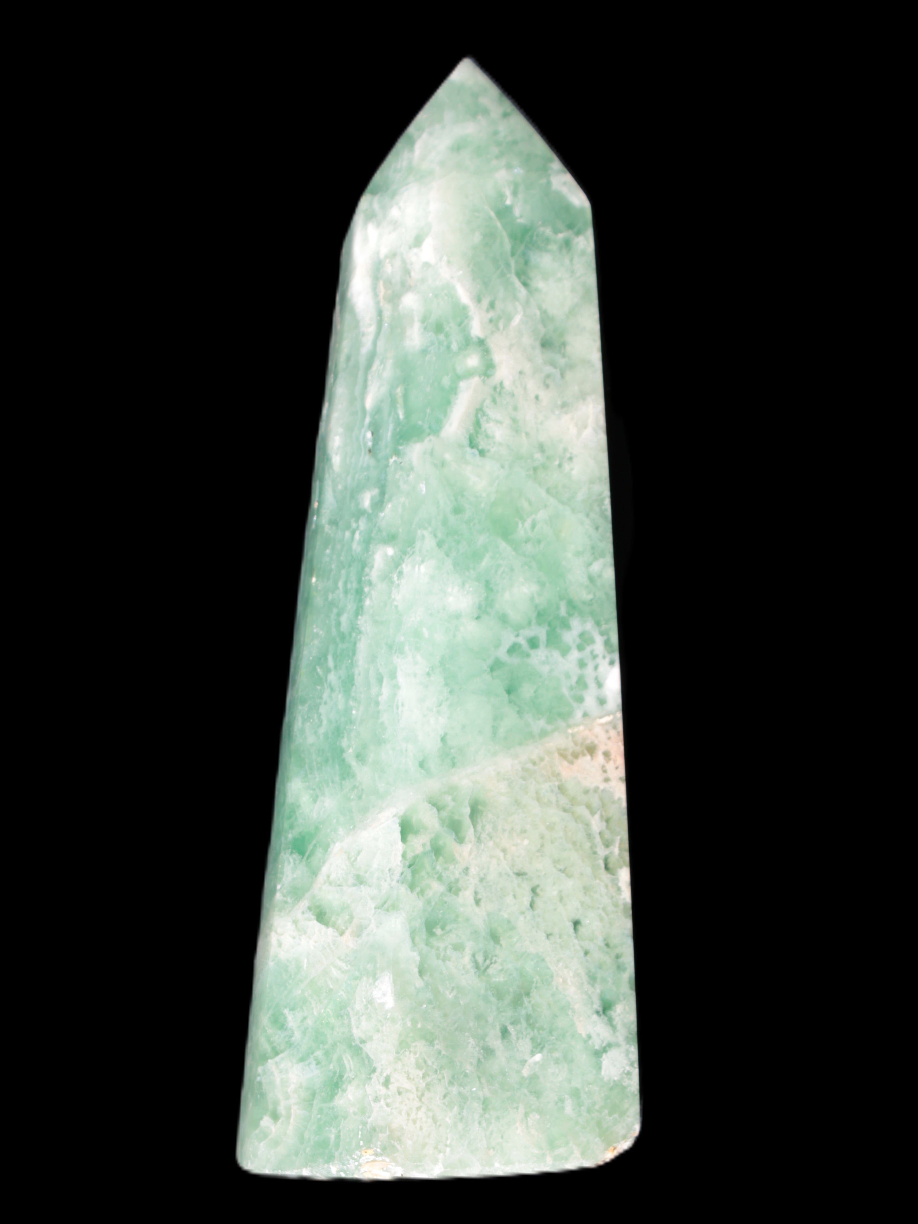 Green Fluorite obelisk 707g