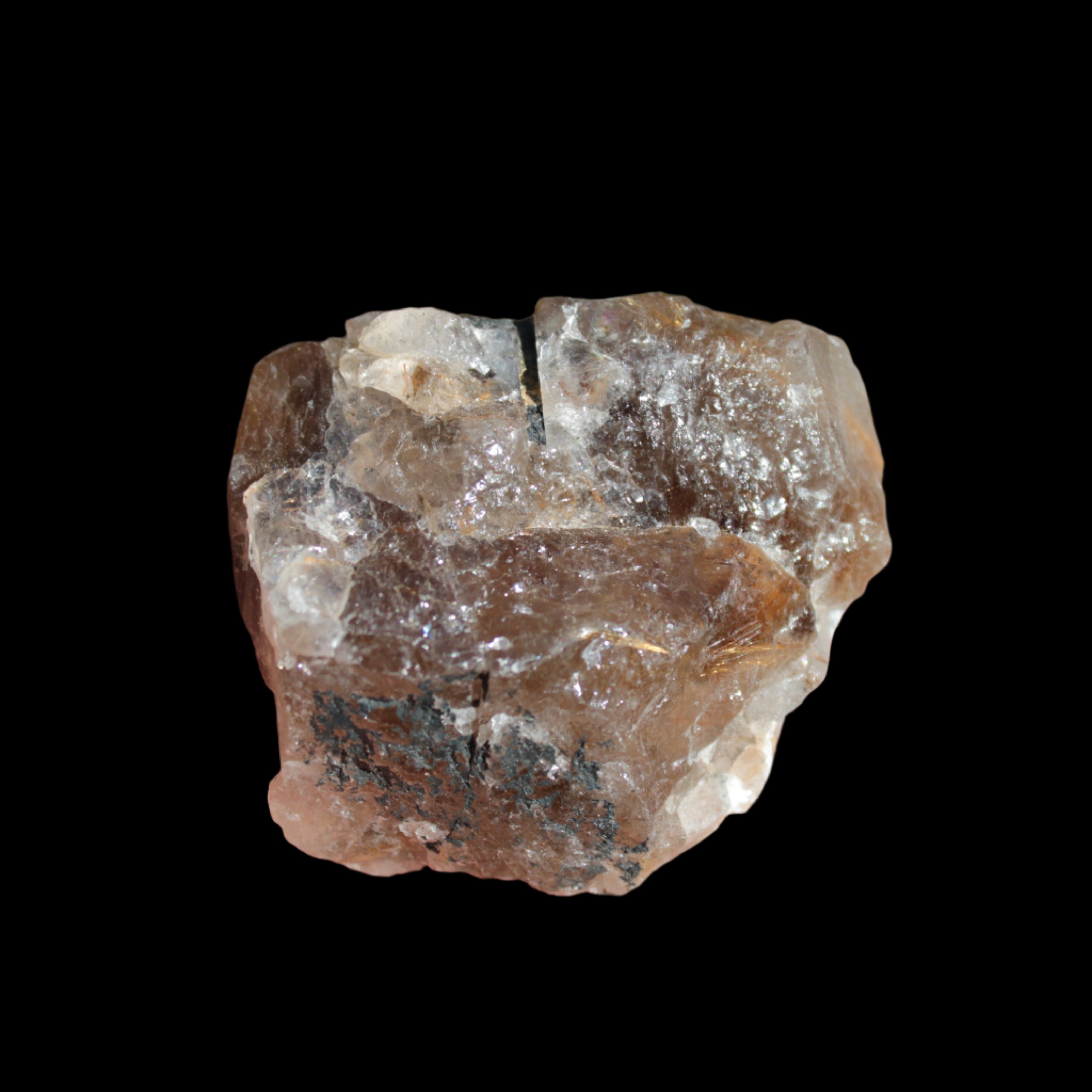 Rutilate Quartz crystal 67g in sunlight - Rocks and Things Store