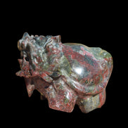 Dragons Blood Stone Turtle Dragon 359g in sunlight - Rocks and Things Store
