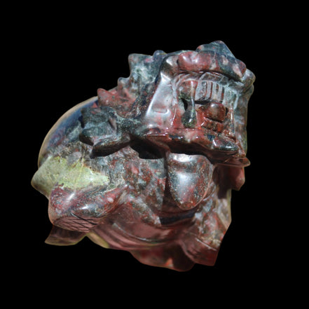 Dragons Blood Stone Turtle Dragon 359g in sunlight - Rocks and Things Store
