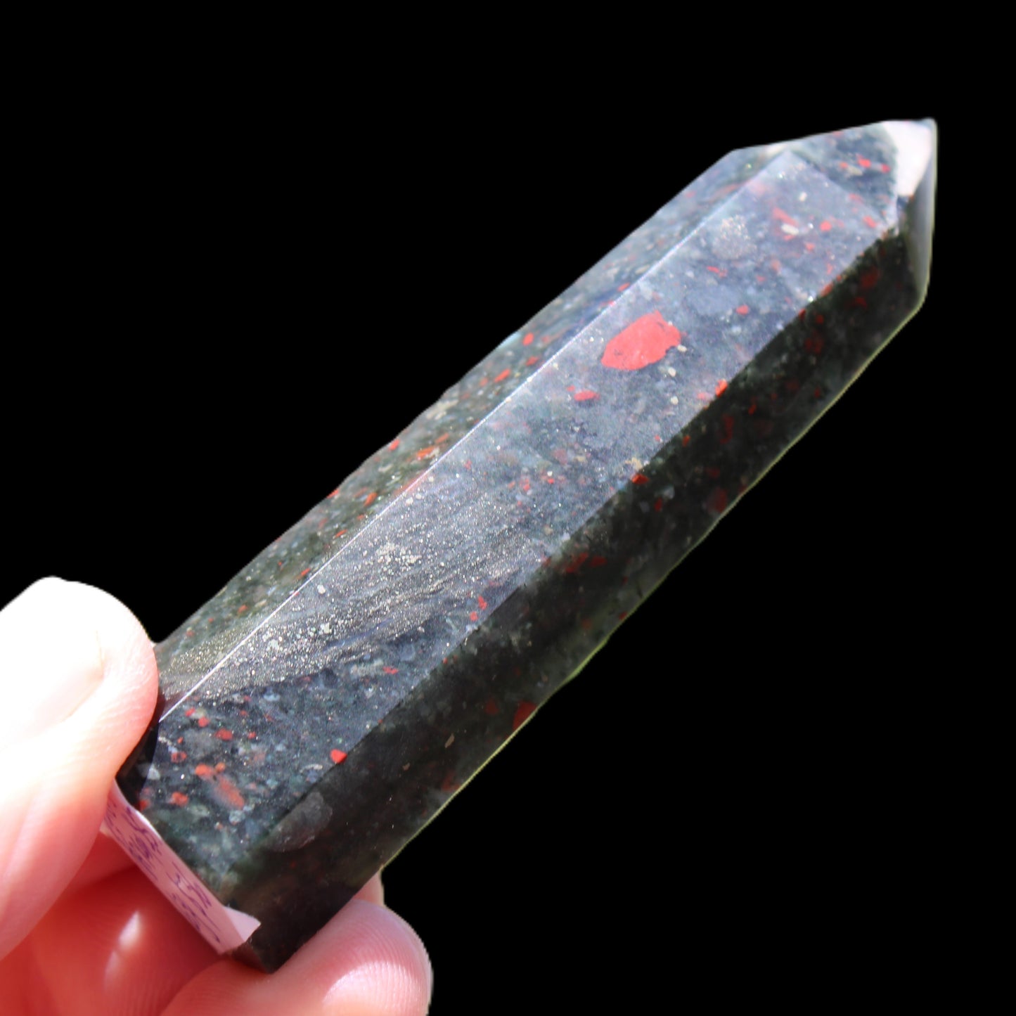 African Bloodstone wand 63g Rocks and Things