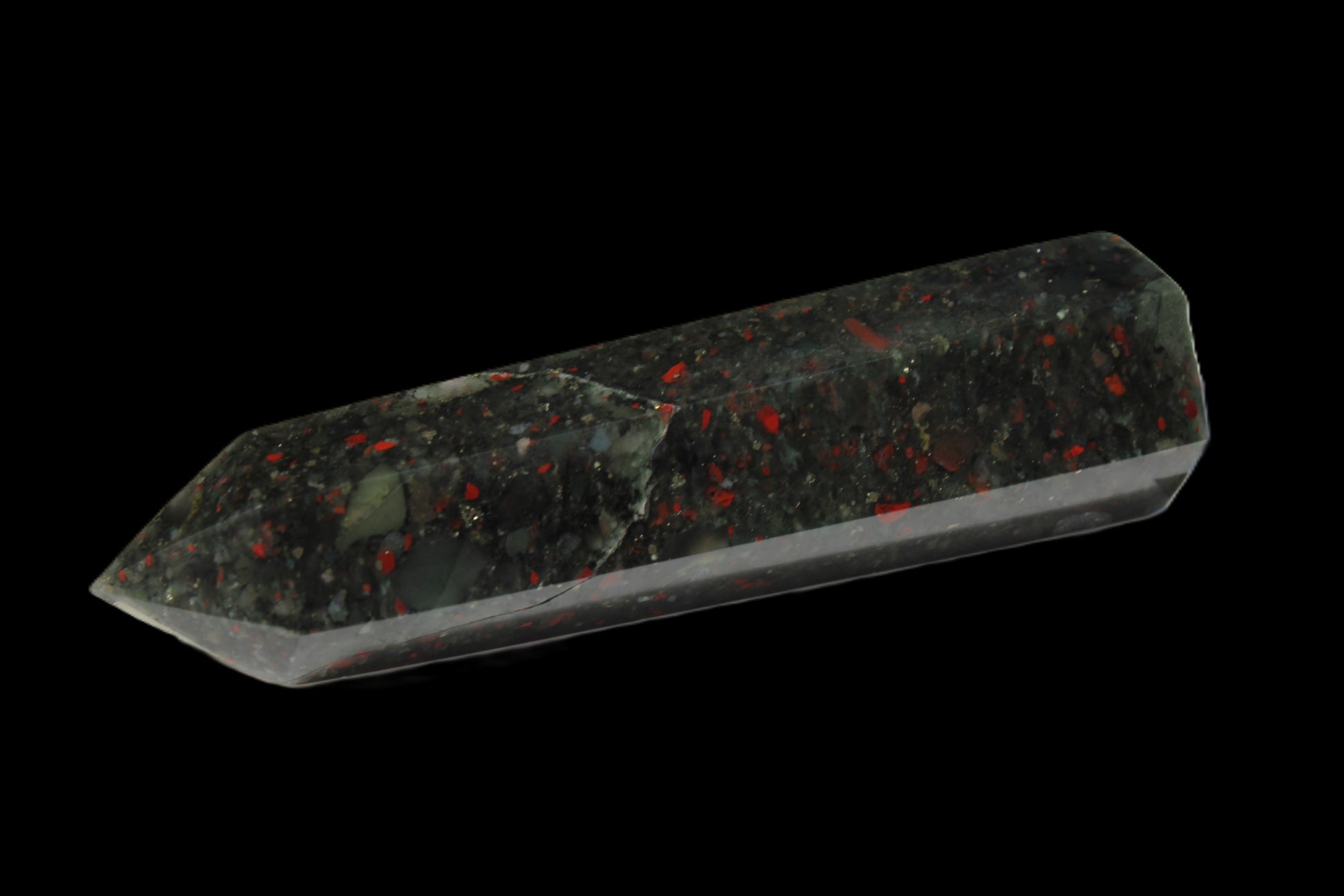 African Bloodstone wand 63g Rocks and Things